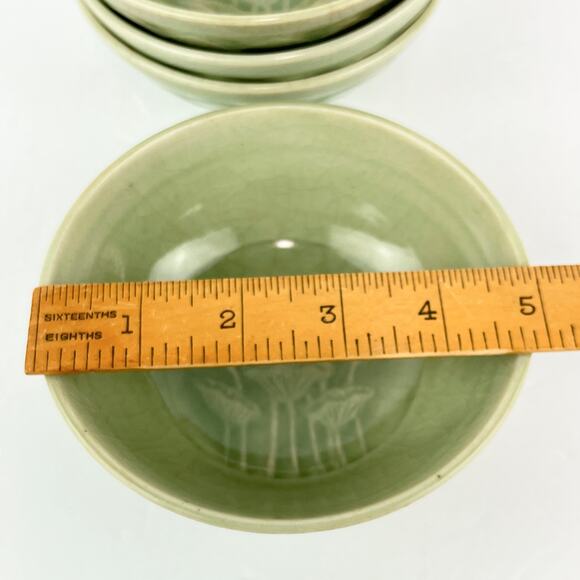 Novica Artisan Celadon Ceramic Bowls Set Of 4 - Picture 6 of 7